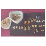 Pierced Earring Sets and some mismatched e