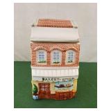 Village Bakery Building Cookie Jar 10" By