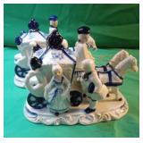 Set of 2 Victorian style horse carriages. 1 has a