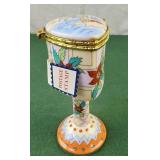 Porcelain Heart Shaped Stamp Dispenser