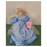 Porcelain Doll Fairy Princess 14" H paradise