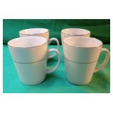 Set of 4 Gibson coffee cups