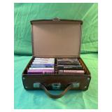 Leather case with cassette tapes including Billy