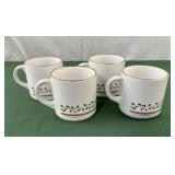 Set of 4 Arbyï¿½s 1987 coffee mugs