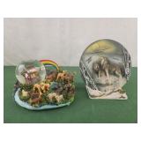 Noahs ark musical water globe, Wolf collector