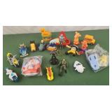 Assorted toys, kids meal toys