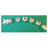 Birthday candle holders train set