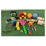 Fortnite mini nerf, miscellaneous toys, army men,