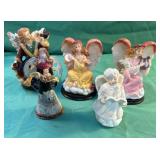 Lot of angel figurines