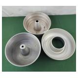 3 ring bundt pans cake pans, Mirro, Pan o Cake