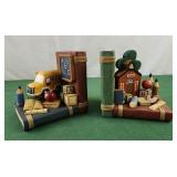 School teacher bookends