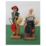 Santon Figurine Of Provence French 10" figures