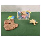 Bear ceramic light switch , baby bear, ballerina