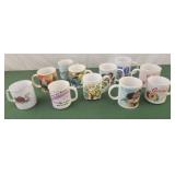 Assorted coffee mugs