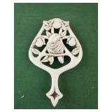 Bird Trivet Ceramic Partridge In A Pear