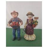 11"  Granny Grandma Elderly Woman Figurine