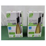 LED PENDANT LIGHT FIXTURE 10W 800 LUMENS NO