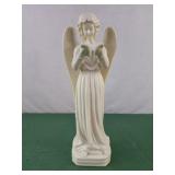 11.5" ceramic angel reading