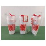 Three sets of 6  pregame plastic cups tailgating