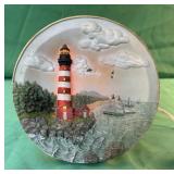 Assateague, VA Lighthouse electric light. Does