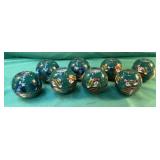 Christmas candles set of 8