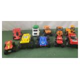 Plastic cars ,trucks , garbage truck, 4wheeler,
