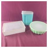 Vintage Plasticware including Tupperware Jello