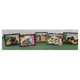 African 4x5 plaques set of 5