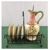 Certified International 7 piece olive oil set by