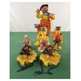 Scarecrow decor. Some have chips