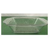 Anchor Hocking  loaf glass pan Laurel Embossed