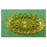 Anchor hocking relish dish amber
