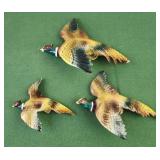 Bisque Porcelain Pheasant Hand Painted