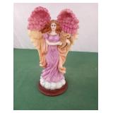 Music playing angel-"Amazing Grace". 9.5" tall