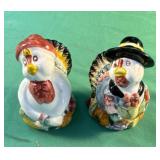 Set of turkey salt and pepper shakers