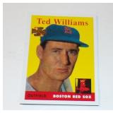 Topps Archives Ted Williams 1958 Baseball Card