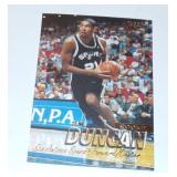 1997-98 Fleer Tim Duncan Rookie Basketball Card