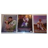 (3) All Star Cards Magazines - Facsimile Signed