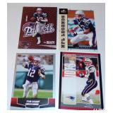 (4) Tom Brady New England Patriots Football Cards