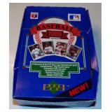 Vintage 1989 Upper Deck Baseball Wax Box with