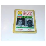 Vintage Roger Maris & Hank Aaron All-Time Record