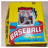 Vintage 1986 Topps Baseball Wax Box Full of Cards
