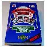 Vintage 1989 Upper Deck Baseball Wax Box with