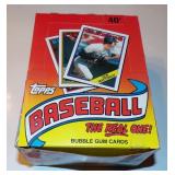 Vintage 1988 Topps Baseball Wax Box with Cards