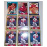 (9) Vintage Pete Rose Baseball Cards