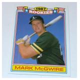 1987 Mark McGwire Rookies Baseball Card