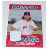 Topps Bazooka Johnny Damon Authentic Game Worn