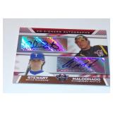 Topps Chris Stewart & Carlos Maldonado Co-signers