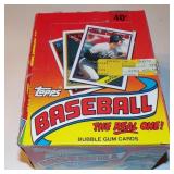 Vintage 1988 Topps Baseball Wax Box with Cards -