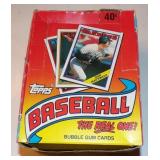 Vintage 1988 Topps Baseball Wax Box with 1989